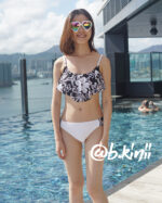 Ruffle Top - Black Flowery
