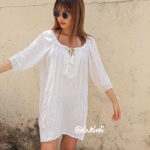 「預購」Opened Neck Summer Beach Cover Up Dress