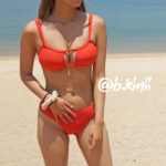 「現貨」Naya – with thong Design - RED  超性感透視窗框款連丁字褲 - Image 2