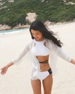 「現貨」hunter - White - High Neck cheeky