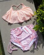 Ruffle High Waist - Pinky Leaves - Image 11