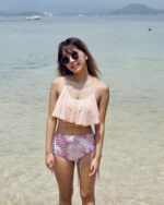 Ruffle High Waist - Pinky Leaves - Image 7