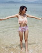 Ruffle High Waist - Pinky Leaves - Image 8