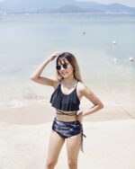 Ruffle High Waist - Black Stripe - Image 3