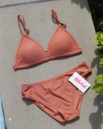 「現貨」Plain - Plain Basic Triangle - Dusty Pink - Image 9