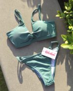 Amanda Crop Top -  Teal - Image 4