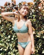 Amanda Crop Top -  Teal - Image 3