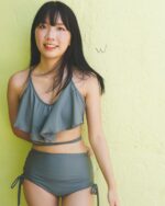 「現貨」Ruffle Top - High Waist -  Gray - Image 8