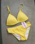 「現貨」Plain - Rib Yellow  - Plain Basic Triangle - Image 2