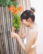 [現貨］Amanda Crop Top -  rib white - Image 4