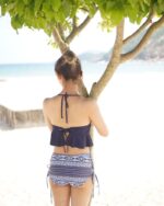 「現貨」Maria - High Waist - Navy Pattern - Image 7