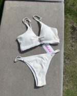 [現貨］Amanda Crop Top -  rib white - Image 6