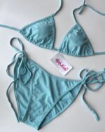 ［網站限定款］Basic Thick-stringed Bikini - Ocean