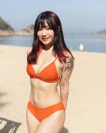 「現貨」Plain - orange - Plain Basic Triangle - Image 2