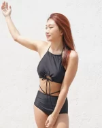 「現貨」Willa - black-  High Neck High Waist - Image 5