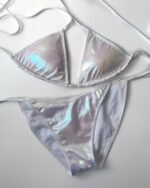 ［網站限定款］Basic Metalic Bikini - pearl