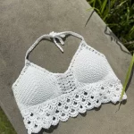 「預購」Crochet beach top - #13 white