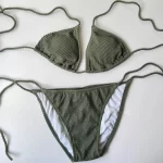 「網站限定款」Basic Tri Sets - crinkle green - Image 2