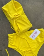 「預購」Bandeau - high waist - yellow - Image 3